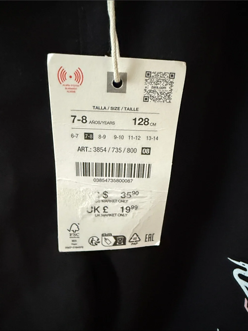 Brand new! Kids Black and Pink Hoodie & Sweatpants Set - Miami